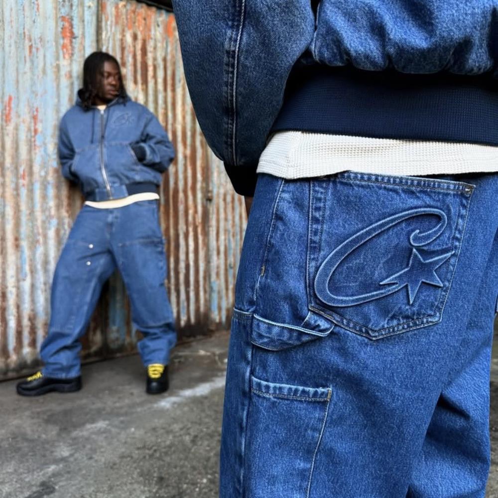 Embossed C-Star Denim Work Jacket