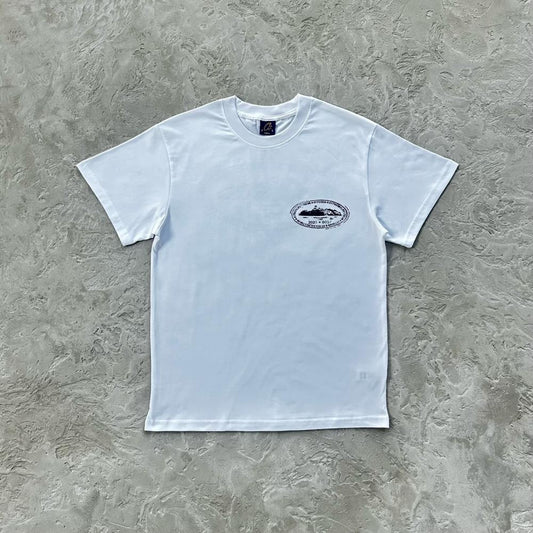 Cort Stamp Tee White