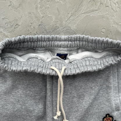 ROYALE CREST OPEN HEM SWEATPANT [HEATHER GREY]