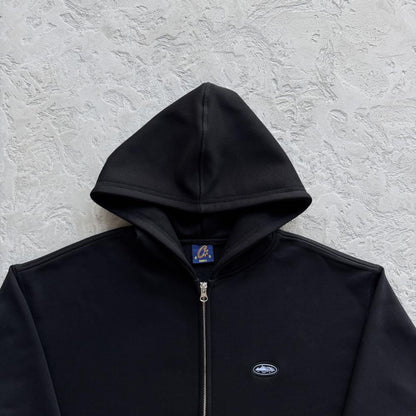 MINI ISLAND ZIP HOODIE -BLACK