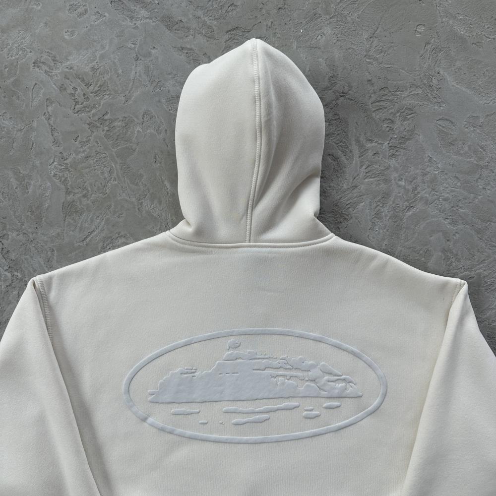 ISLAND PUFF PRINT ZIP SET [OFF WHITE]