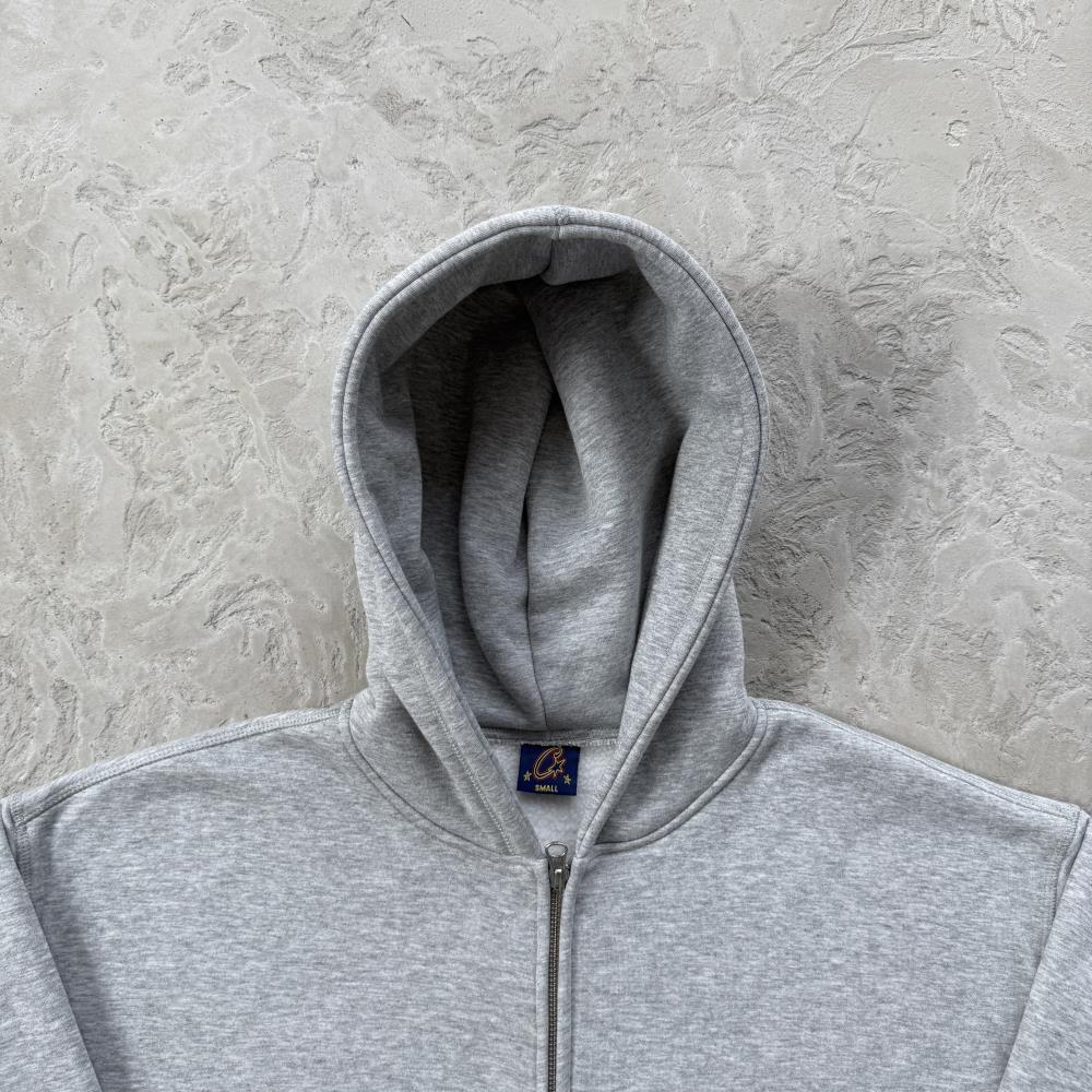 MINI ISLAND ZIP HOODIE -grey