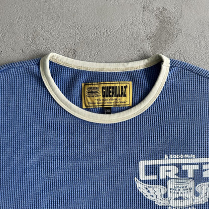 gasolina waffle washed long sleeves