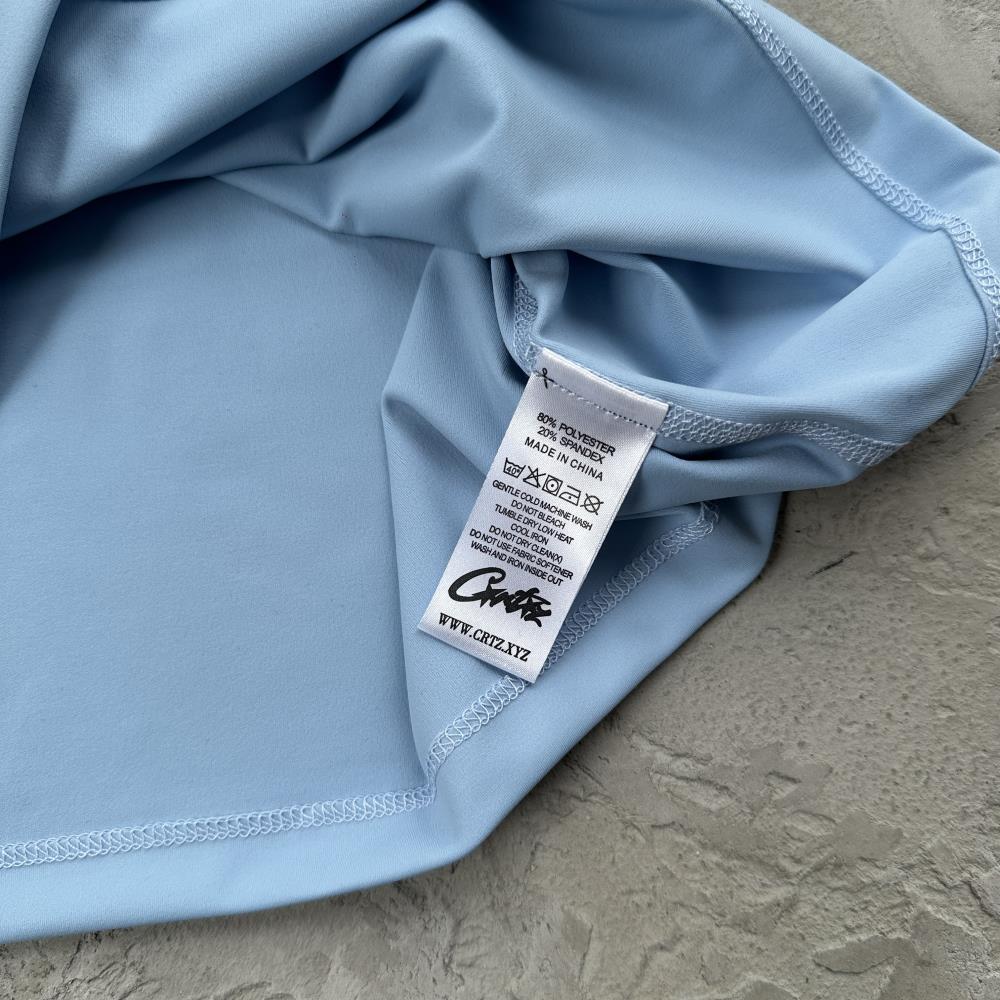 Why Always Me Compression Top 'Powder Blue'