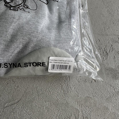 sy round neck suit-gray
