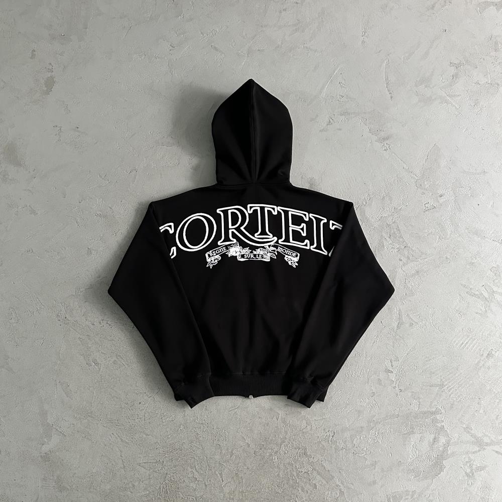 superior royale zip set-black