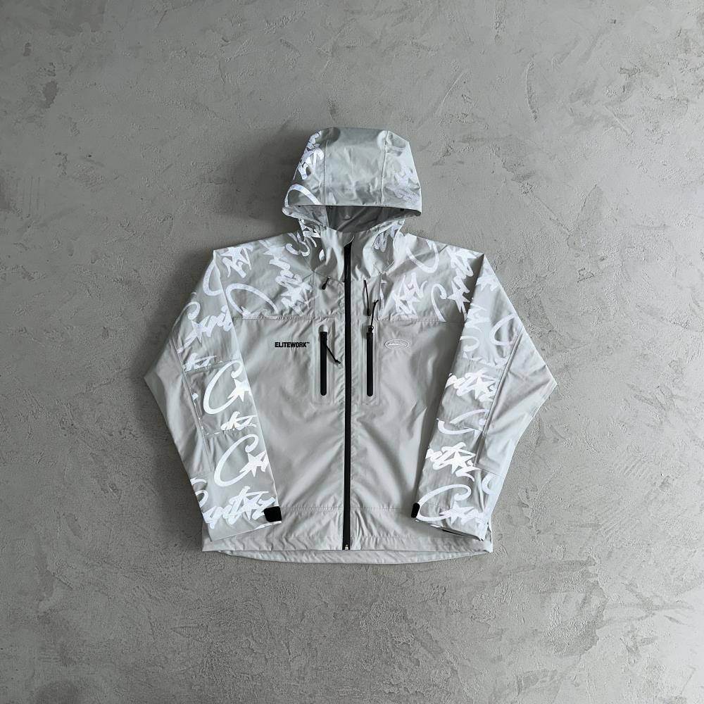 elitework shell jacket-grey