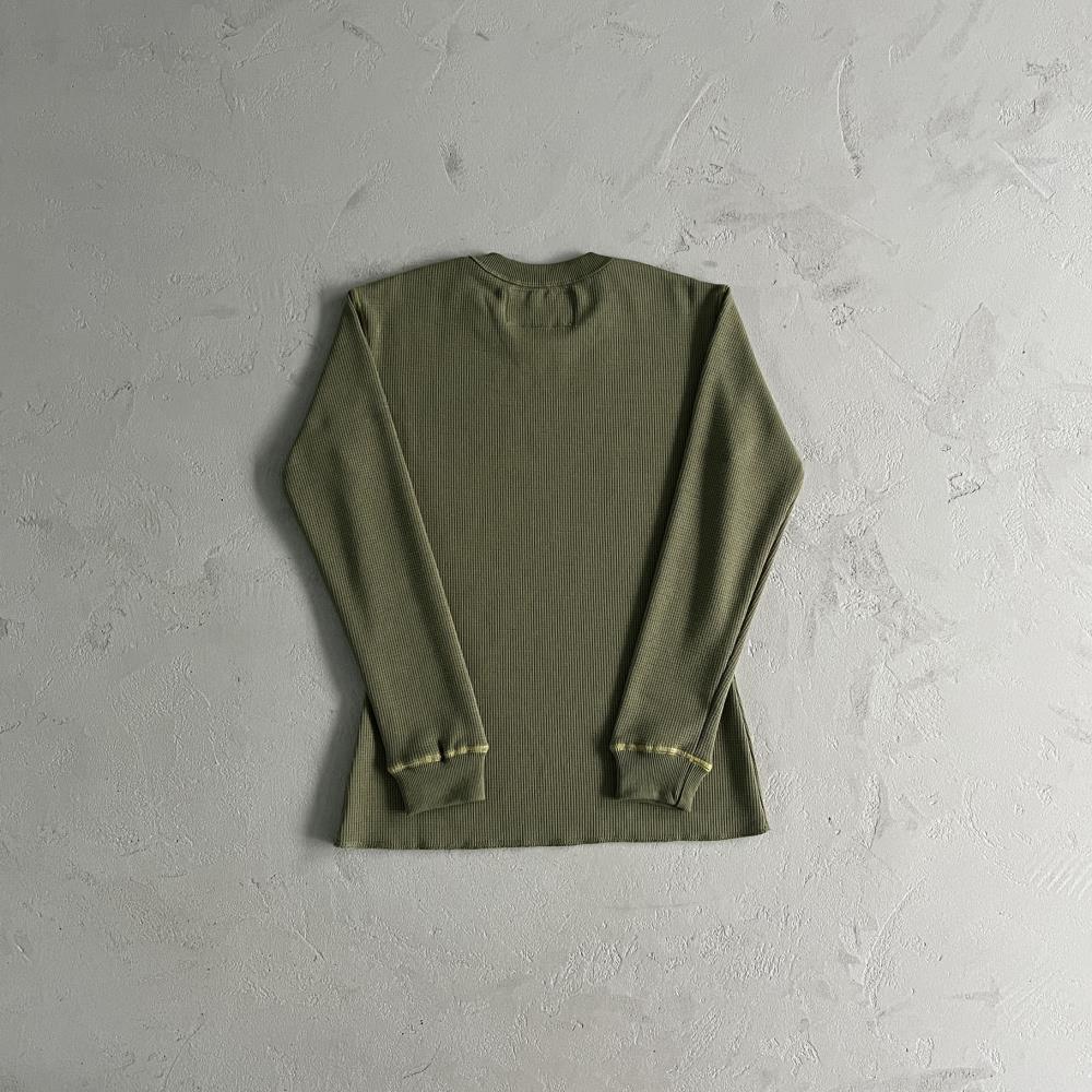 [Special Offer] Waffle Tiger Stars Long Sleeve-Green