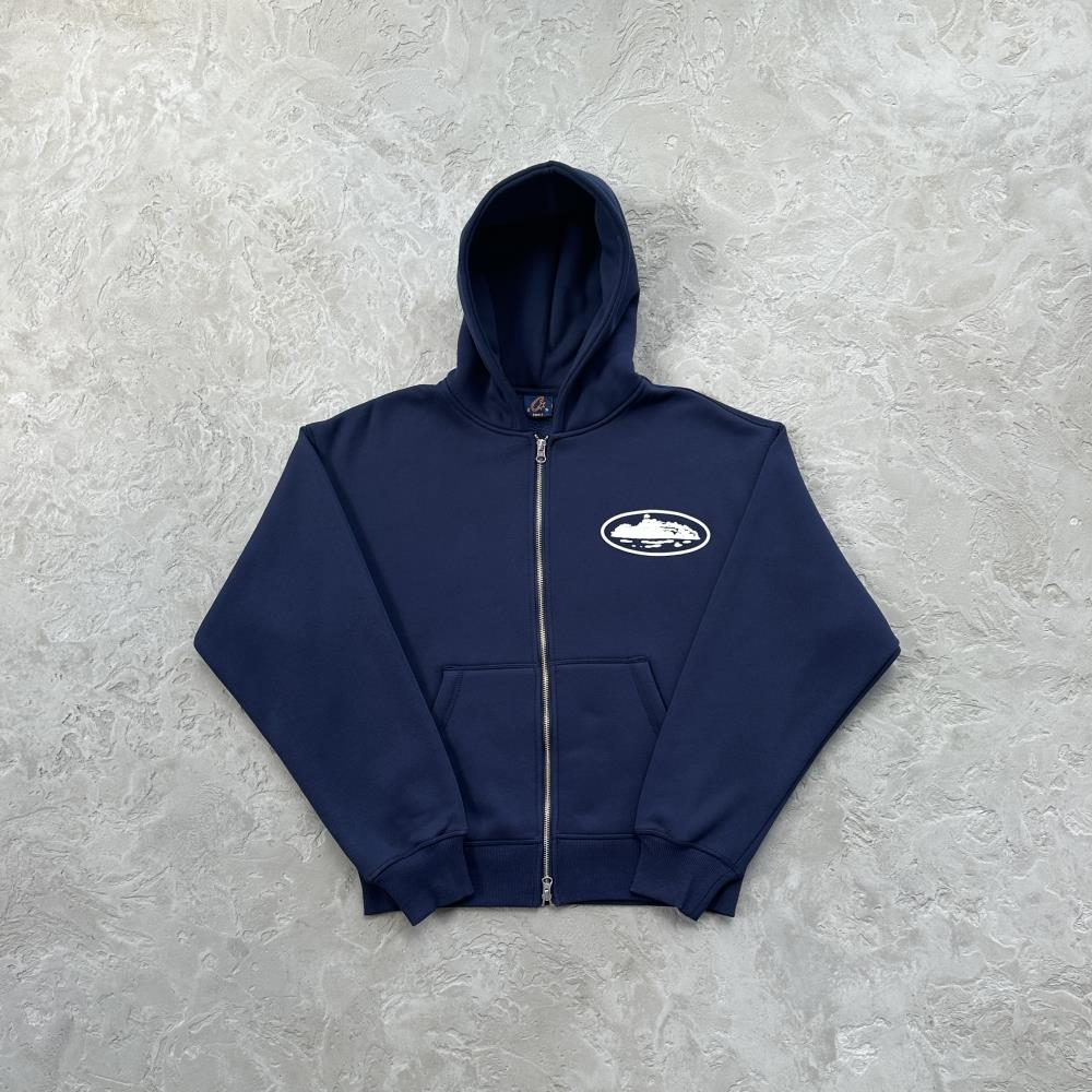 ISLAND PUFF PRINT ZIP HOODIE