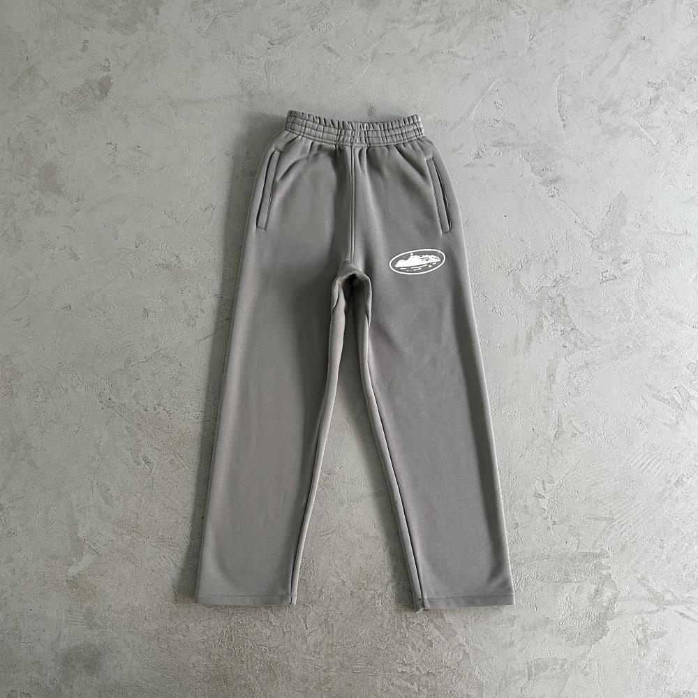 island puff print zip set-grey