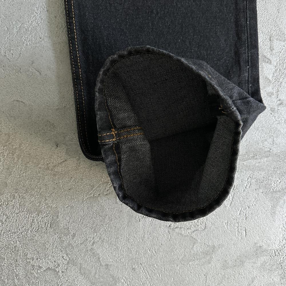 CR island baggy jeans-black