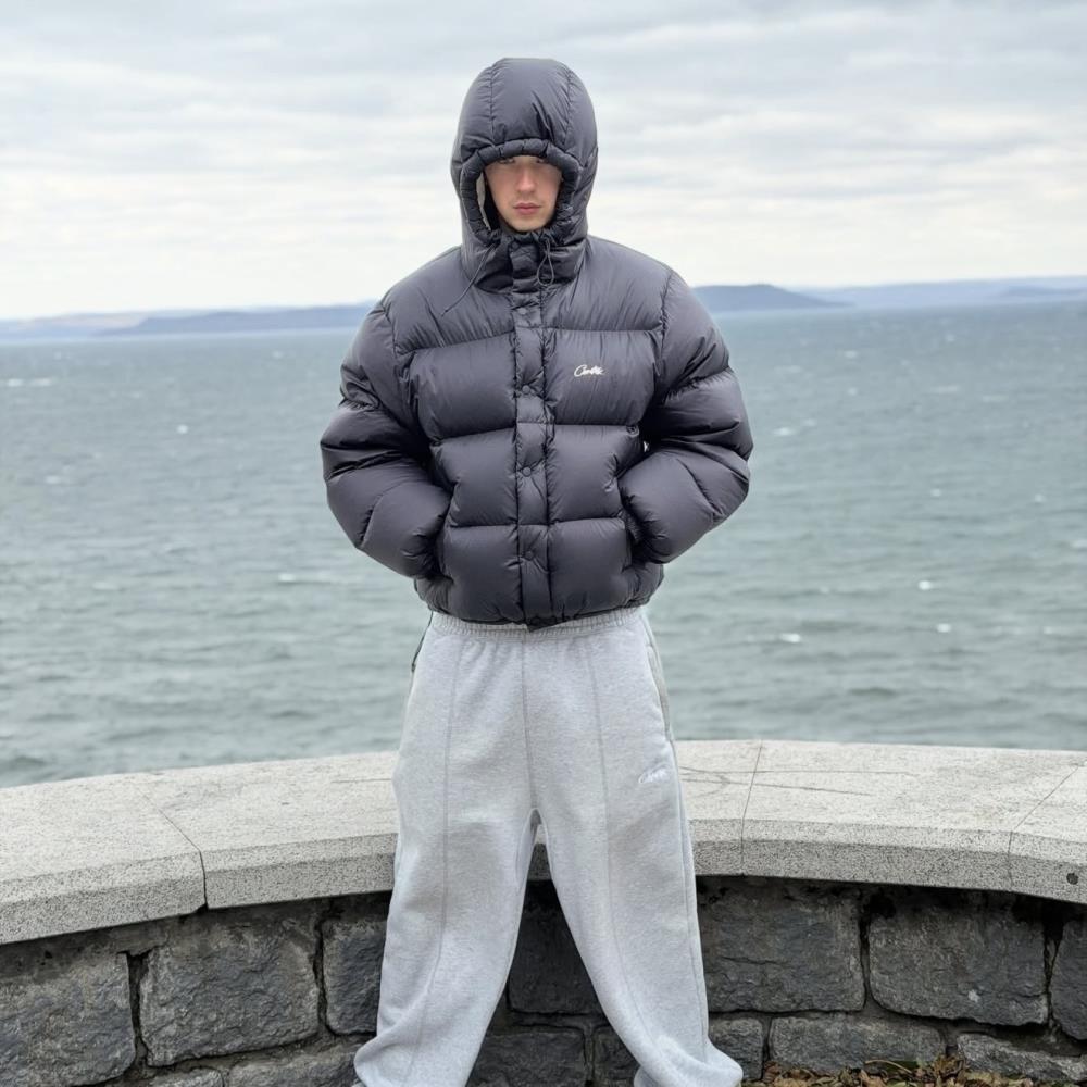 bolo v2 down jacket jacket-black and white