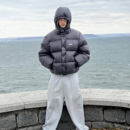 bolo v2 down jacket jacket-black and white