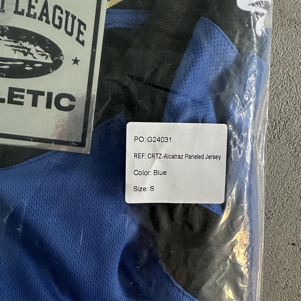 panel jersey-BLUE