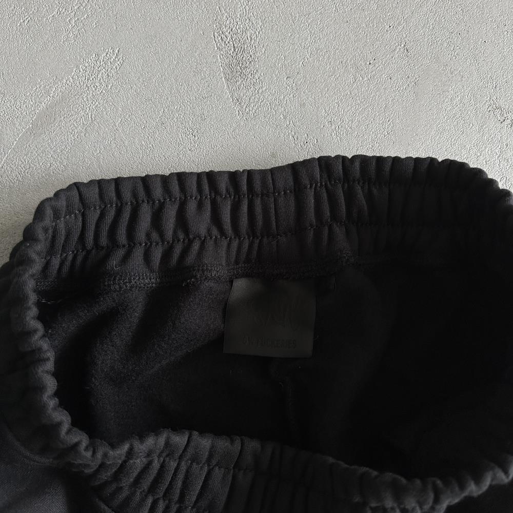 sy round neck suit-black tracksuit