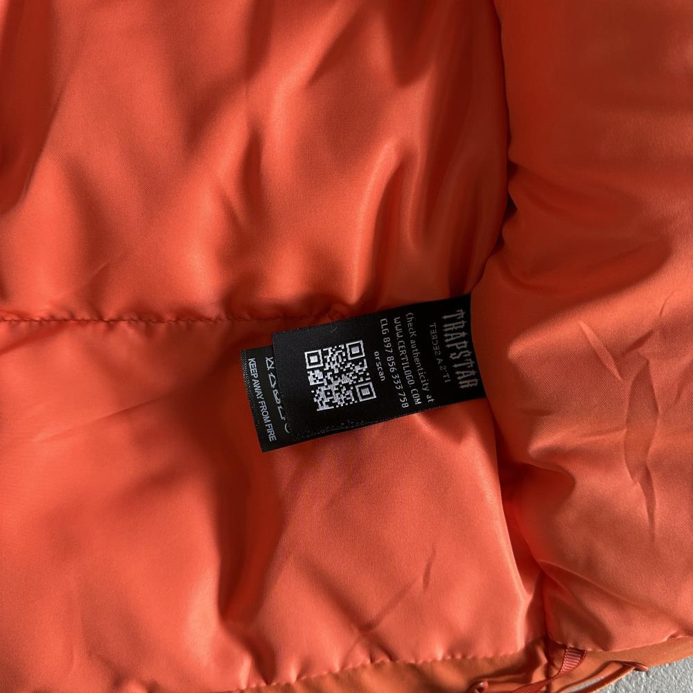 hyperdrive technical puffer jacket-orange