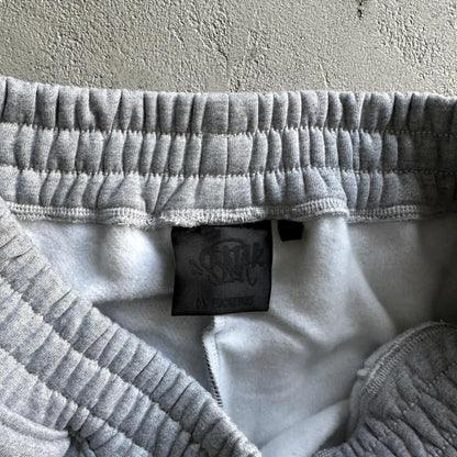 sy round neck suit-gray