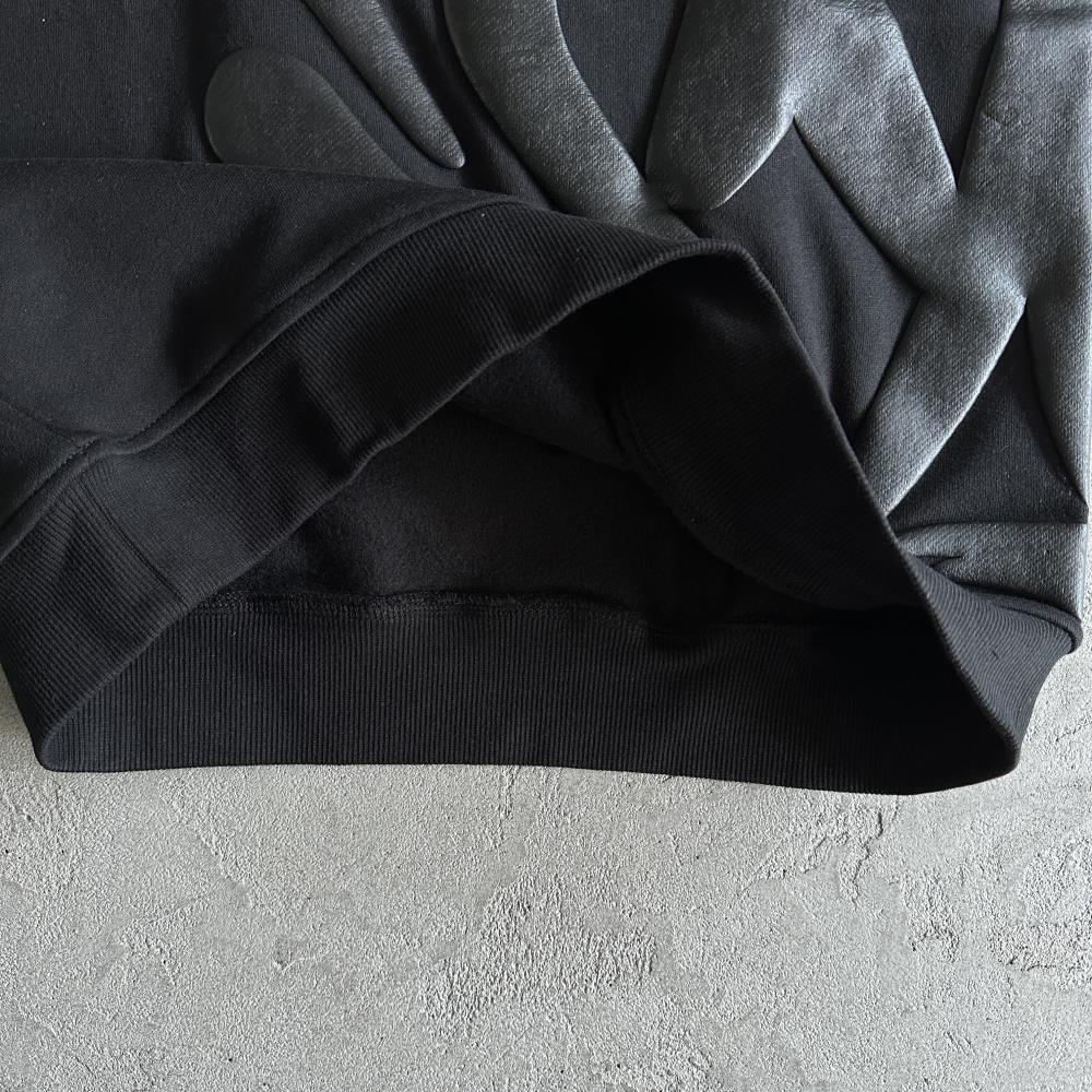 sy round neck suit-black tracksuit
