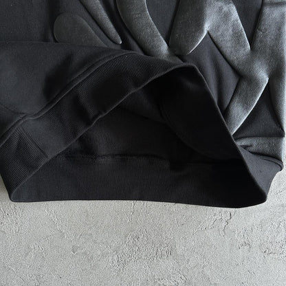 sy round neck suit-black tracksuit