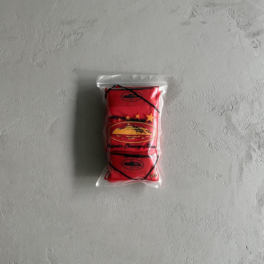 (3 PACK)ALCATRAZ BOXERS-Red