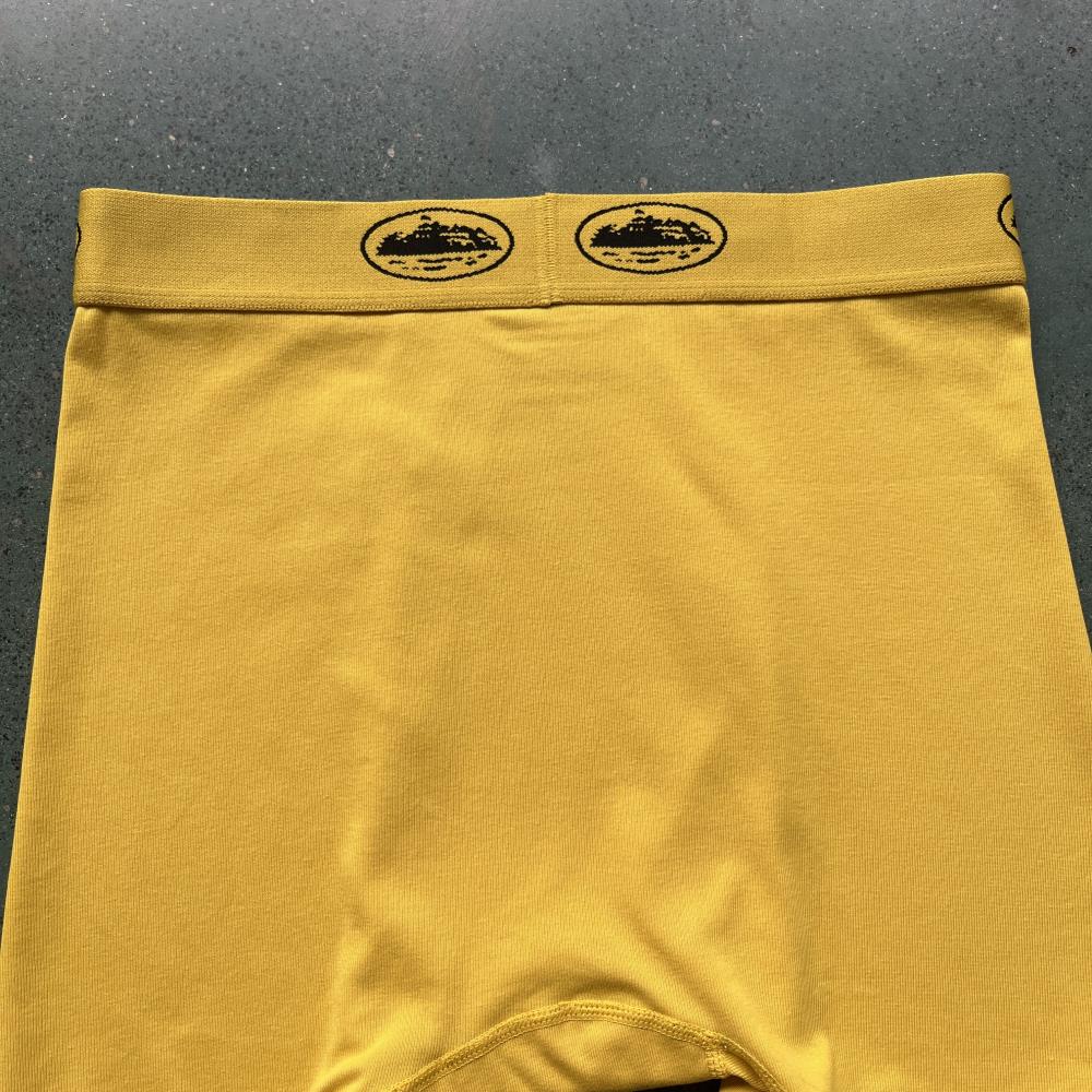 Corteiz (3-pack) ALCATRAZ Boxer Briefs-C Star Yellow