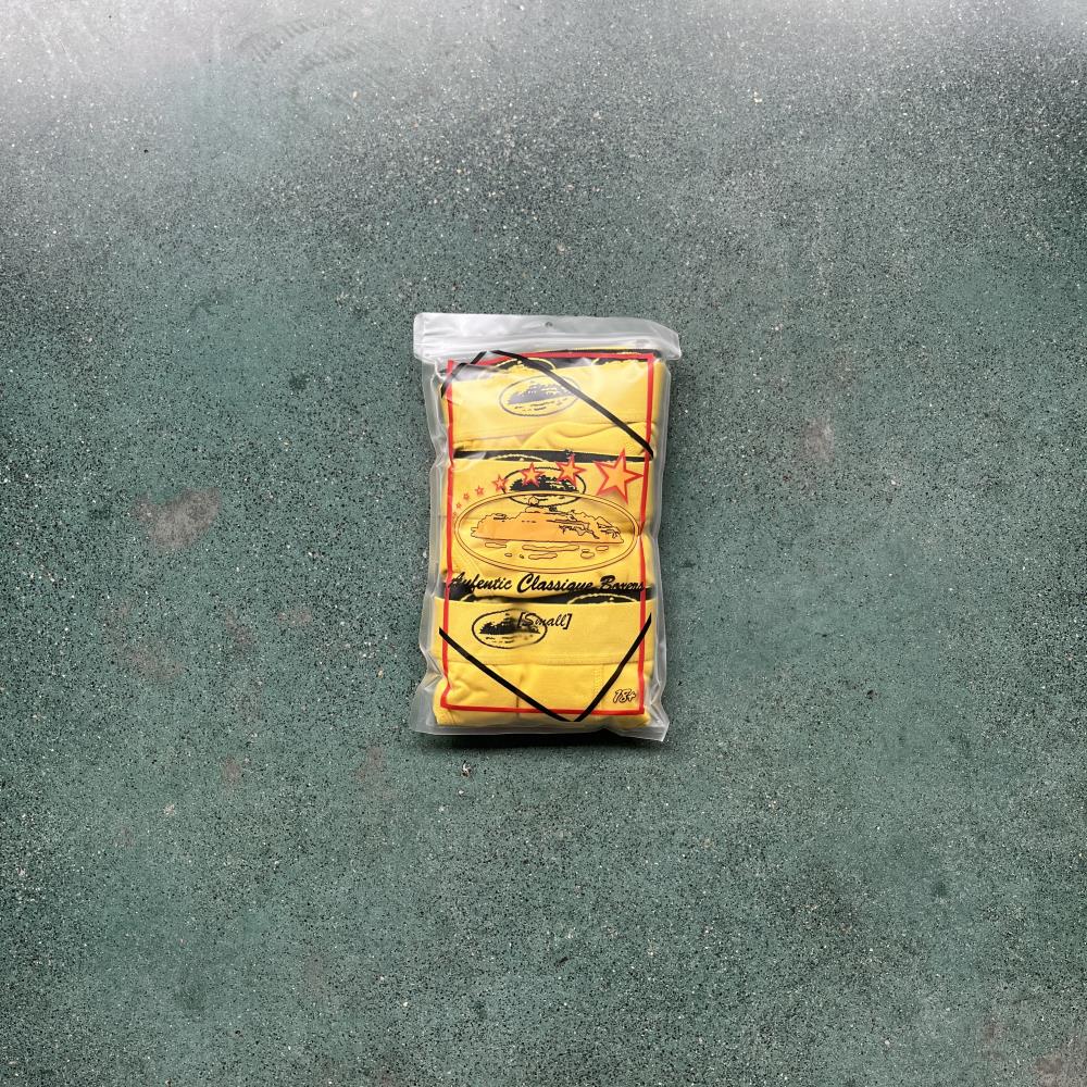 Corteiz (3-pack) ALCATRAZ Boxer Briefs-C Star Yellow
