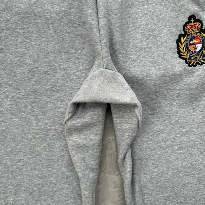 ROYALE CREST OPEN HEM SWEATPANT [HEATHER GREY]