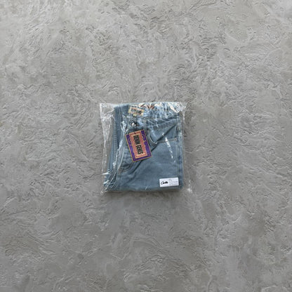 DUAL STRIPE BAGGY JEANS-blue