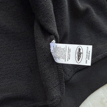 MINI ISLAND ZIP HOODIE -BLACK