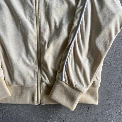 Velor track set – Cream