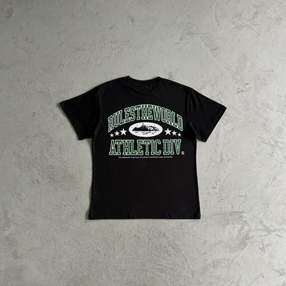 rules the world athletic div tee