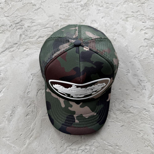foam printed truck cap-camouflage