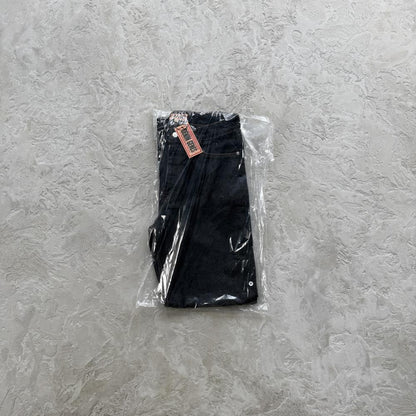 Crest Chainstitch Baggy Jeans- Washed Black