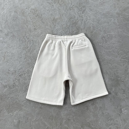 ISLAND PUFF PRINT SWEATSHORT [OFF WHITE]