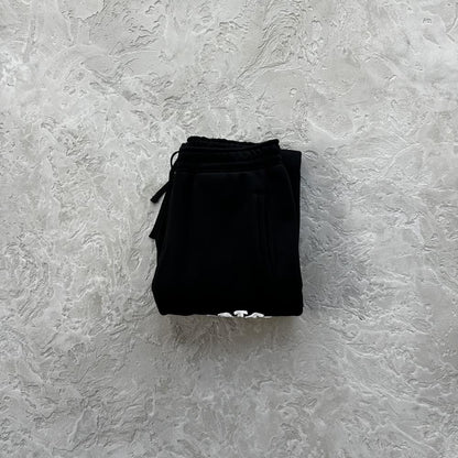 college arch open hem set-black