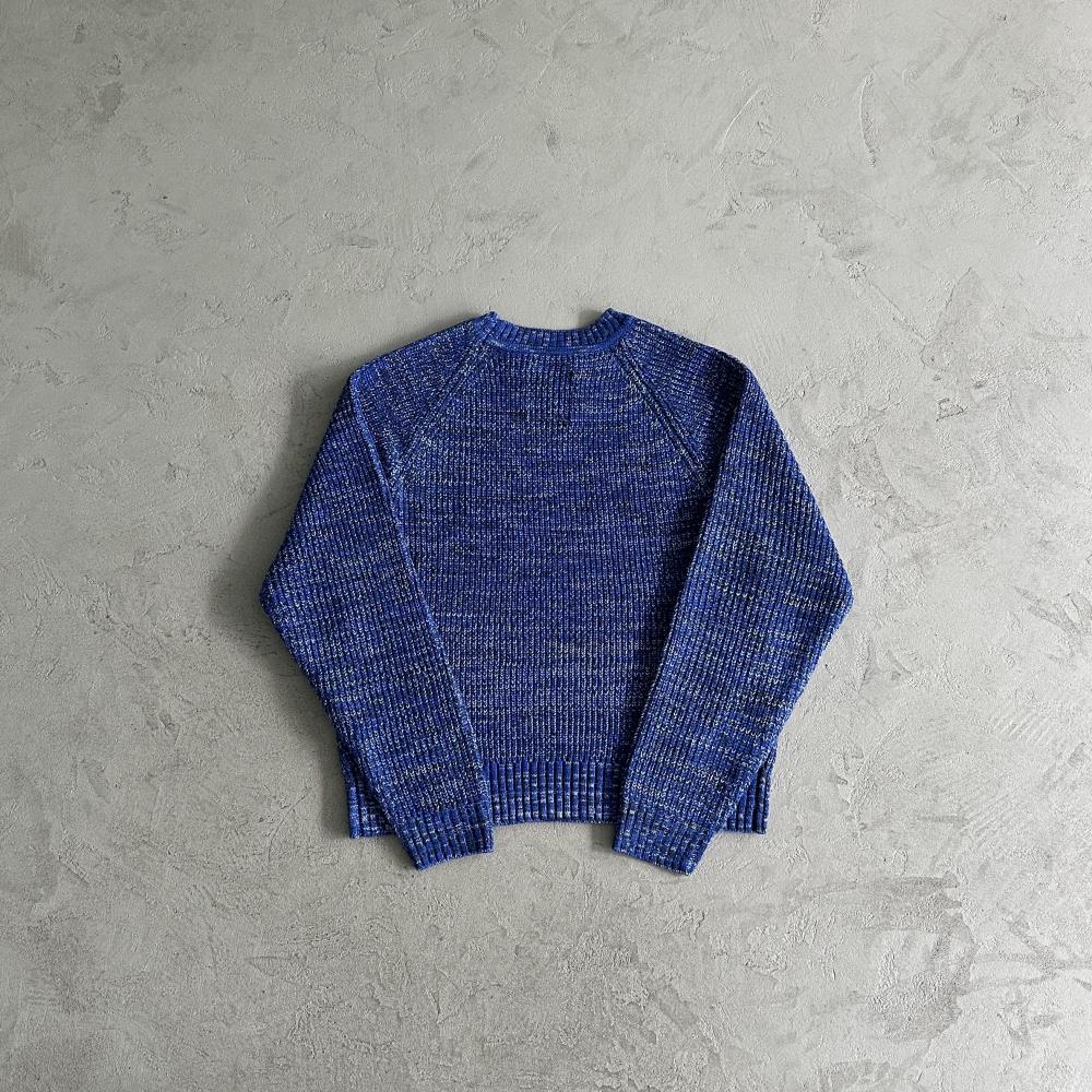 mixed yarn allstarz sweater-blue