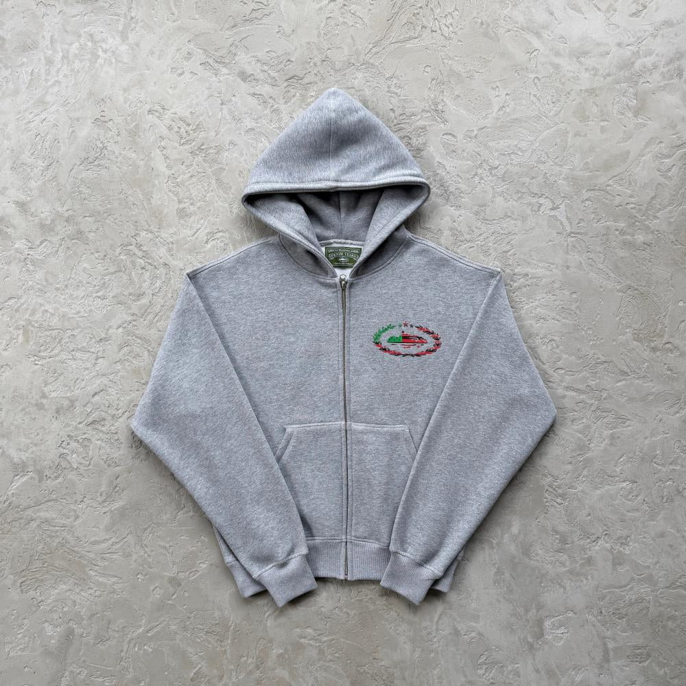 Cortears Royale Zip set- Heather Grey