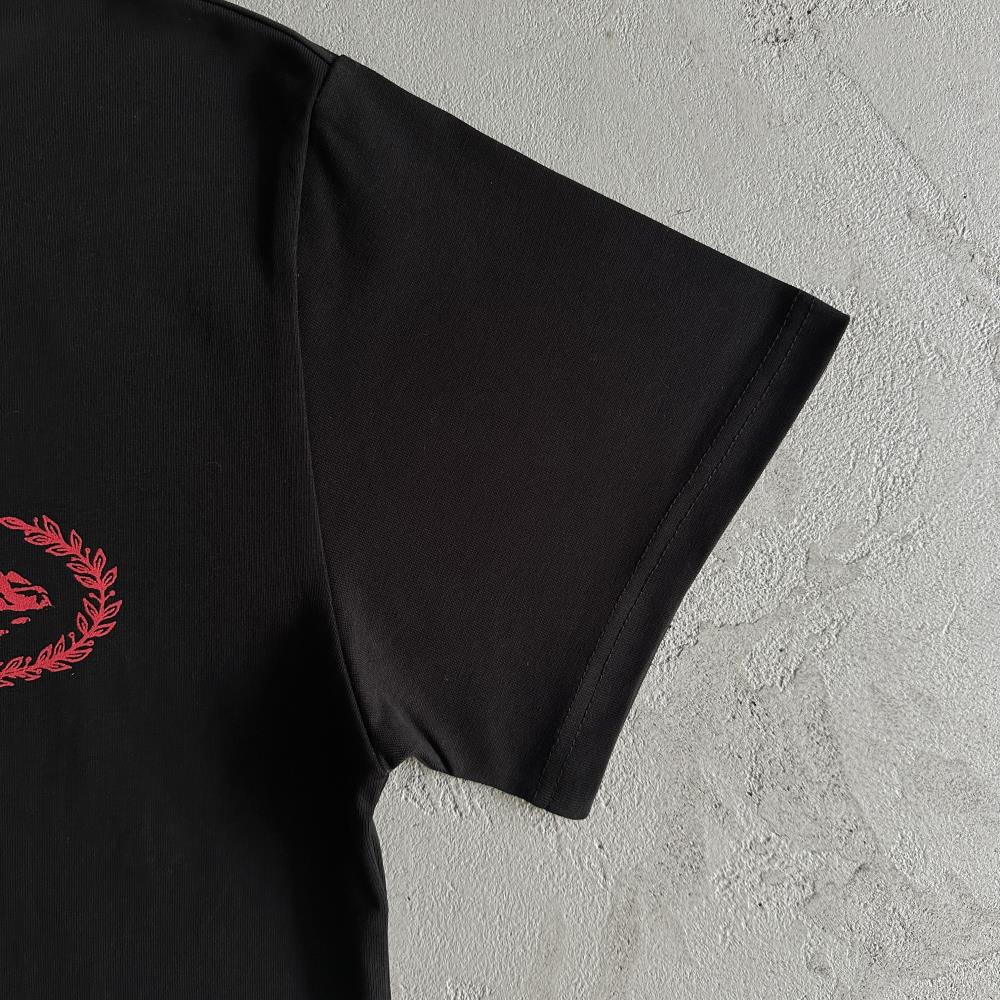 slaughter gang tee-black