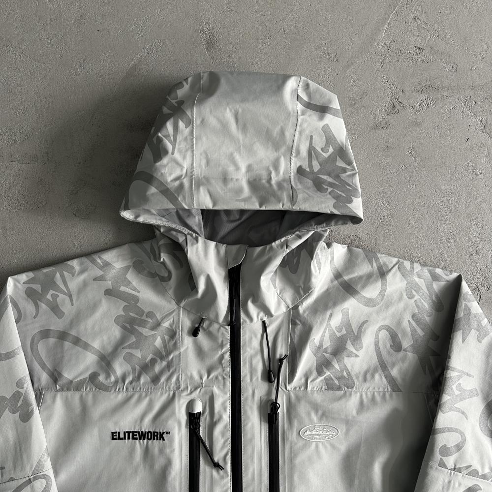 elitework shell jacket-grey