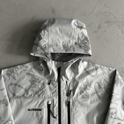 elitework shell jacket-grey