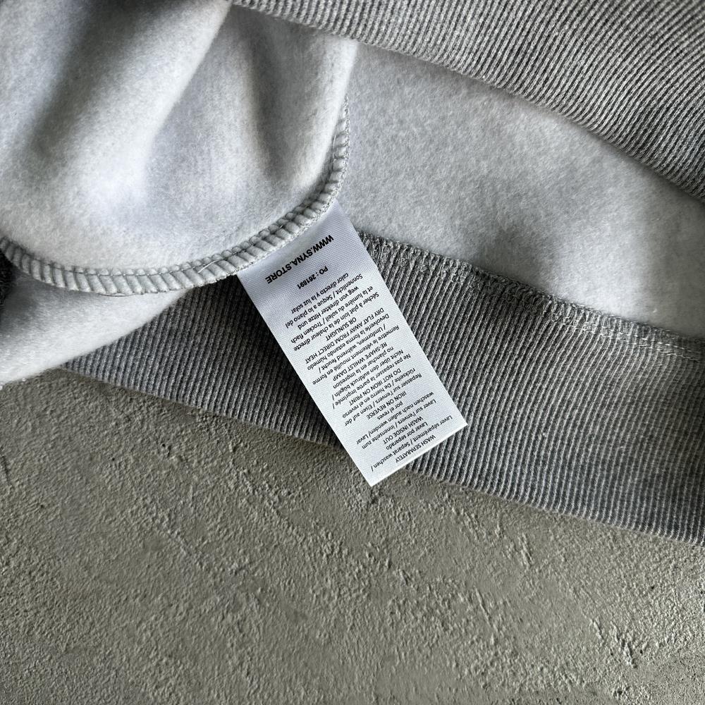 sy round neck suit-gray