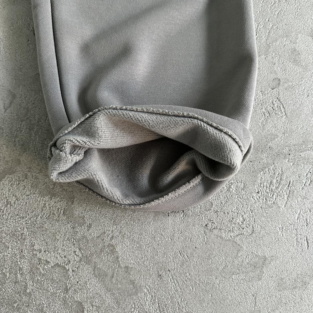 island puff print zip set-grey