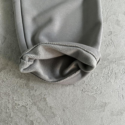 island puff print zip set-grey