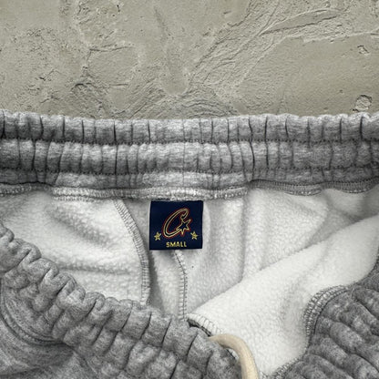 ROYALE CREST OPEN HEM SWEATPANT [HEATHER GREY]