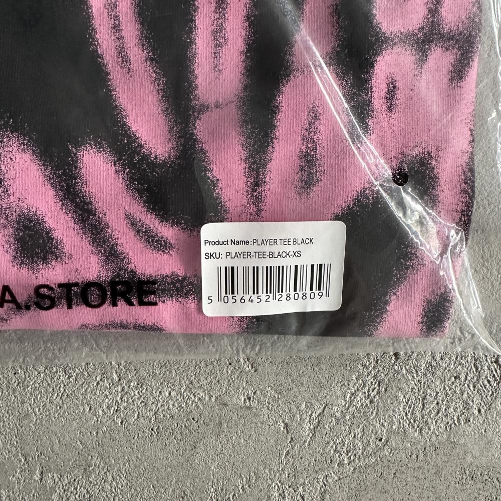 sy player tee -black