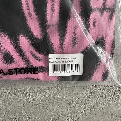 sy player tee -black