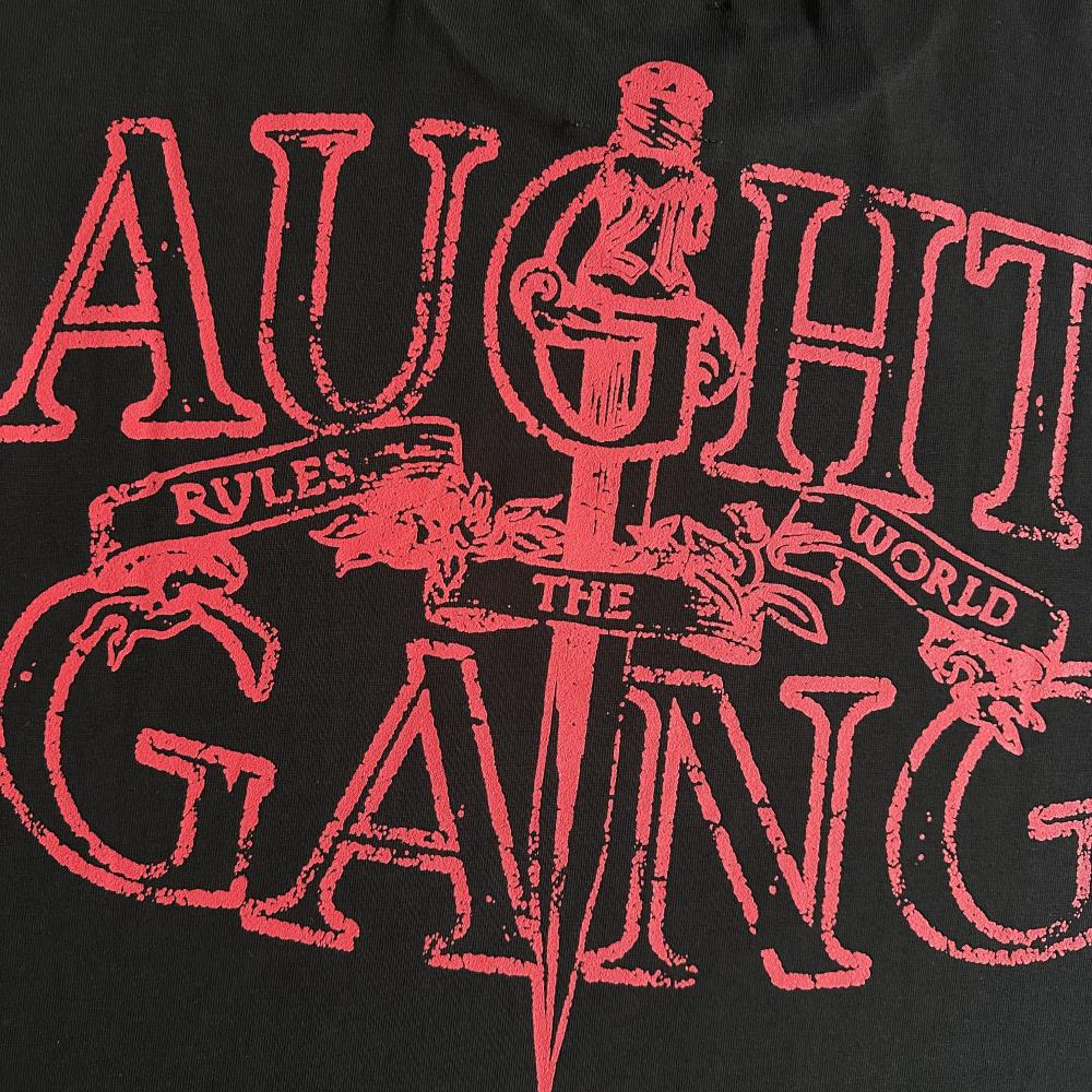 slaughter gang tee-black