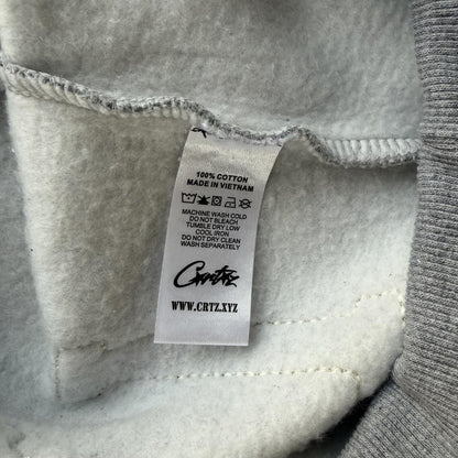 Lundun Stitch Zip Hoodie -Heather Grey