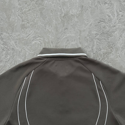 island pique polo set -grey
