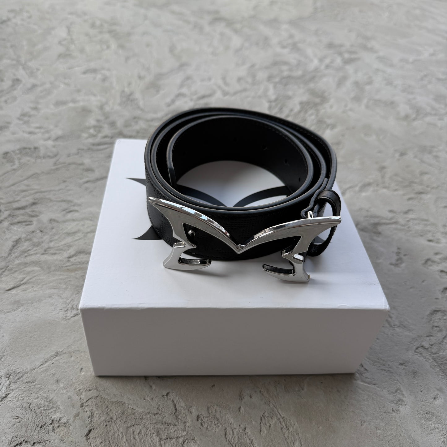 ME debossed belt